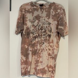 Harley Davidson Womens Shirt XL Short Sleeve Tie Dye Riverside California